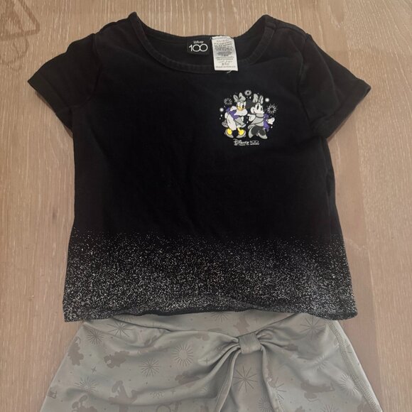 Disney 100th Anniversary Toddler Outfit - Disneyland T-Shirt & Skort Set - 3T - Picture 1 of 5